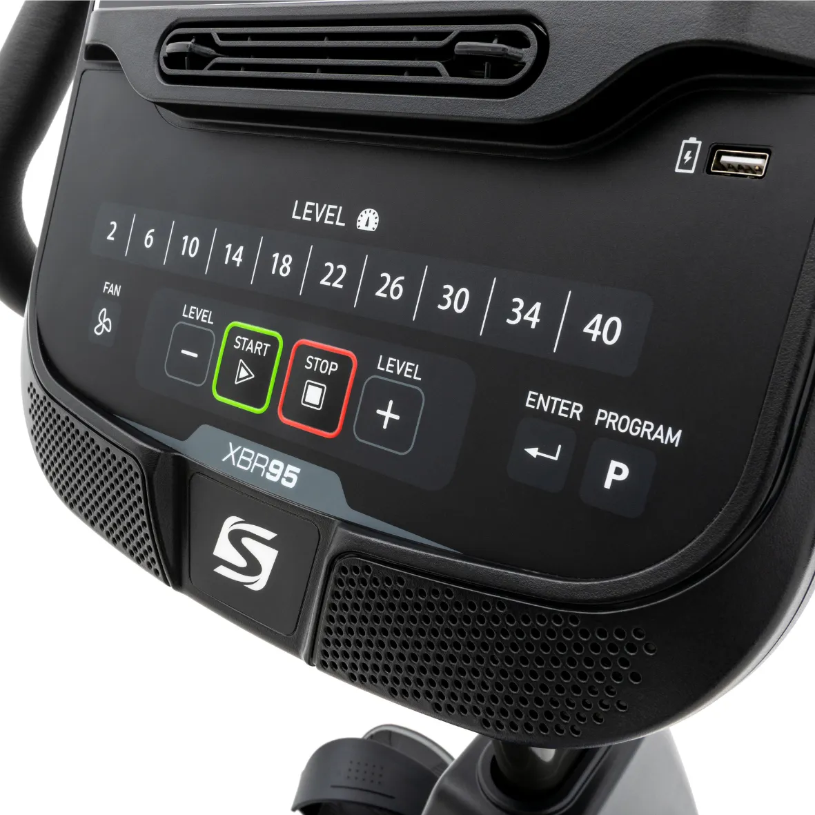 Spirit XBR95 Recumbent Bike Light Commercial V2