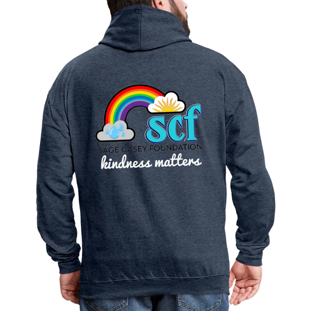 *SWEARY* Contrast Hoodie WordCloud Heart/Classic Logo