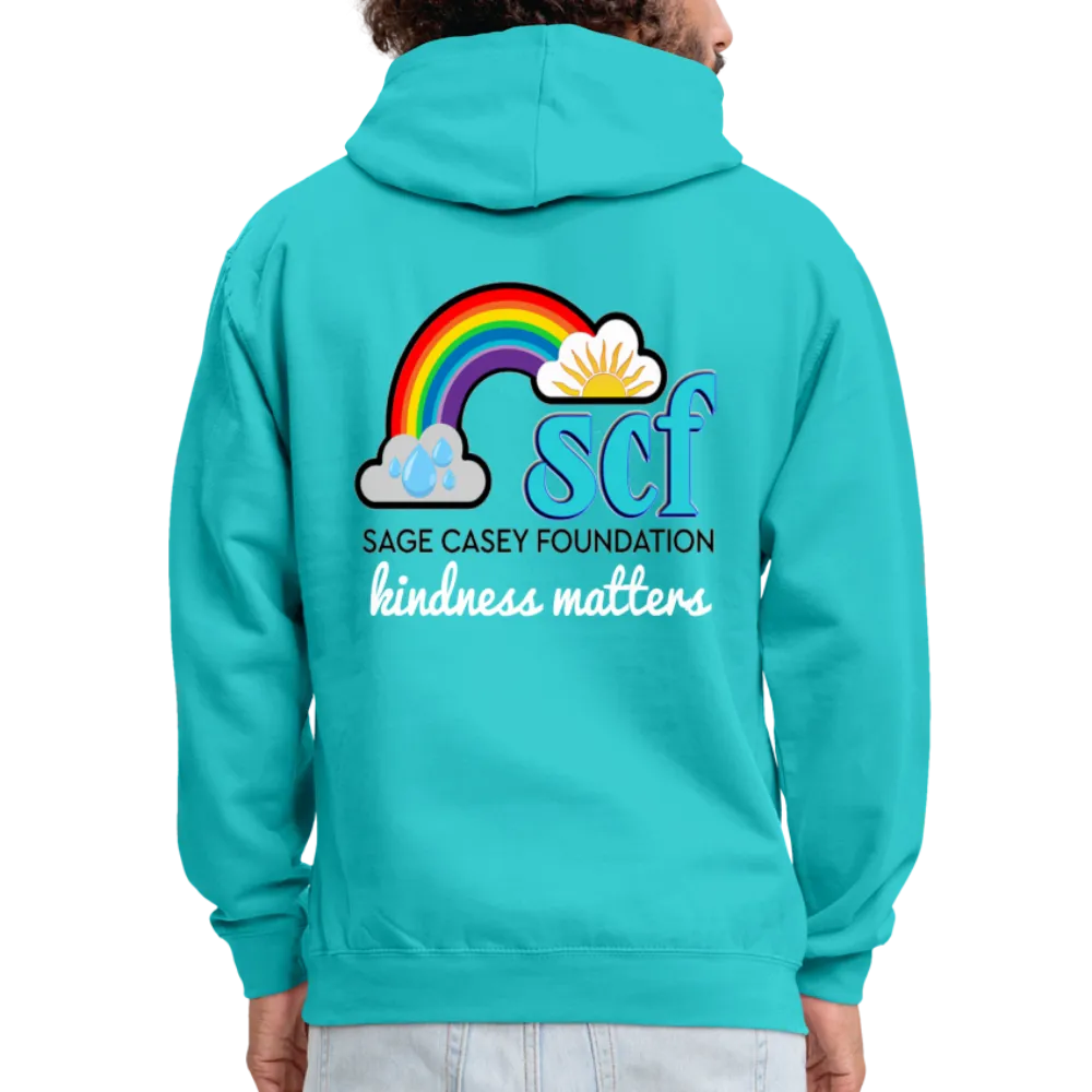 *SWEARY* Contrast Hoodie WordCloud Heart/Classic Logo