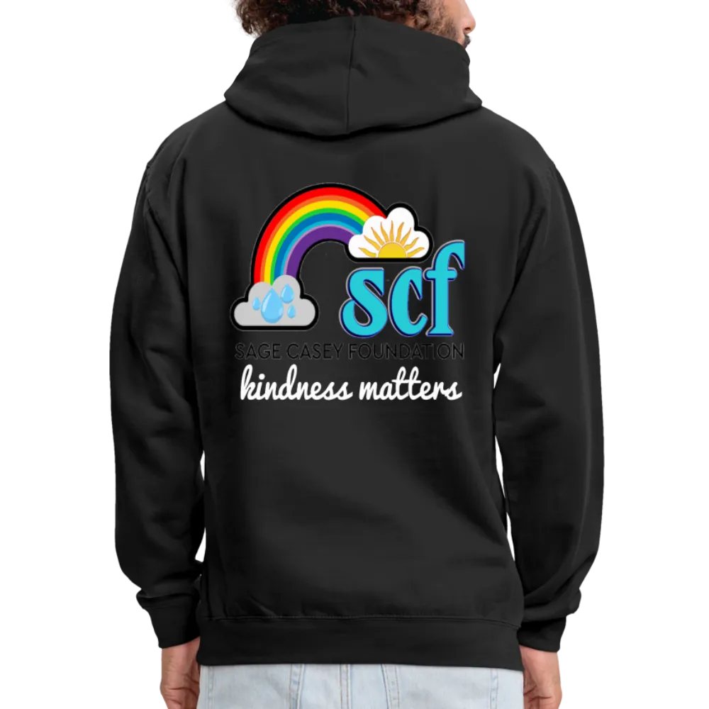 *SWEARY* Contrast Hoodie WordCloud Heart/Classic Logo