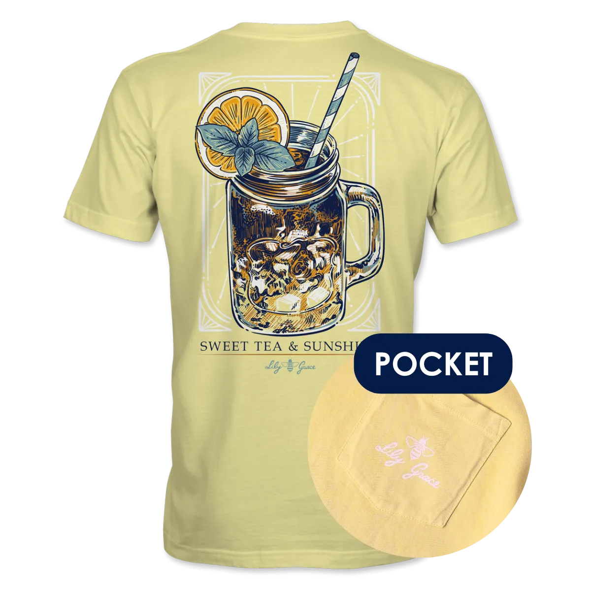 Sweet Tea- Sunshine Mason Jar T-Shirt