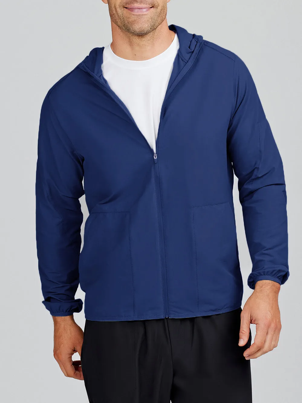 Swift Lightweight Hooded Windbreaker Jacket