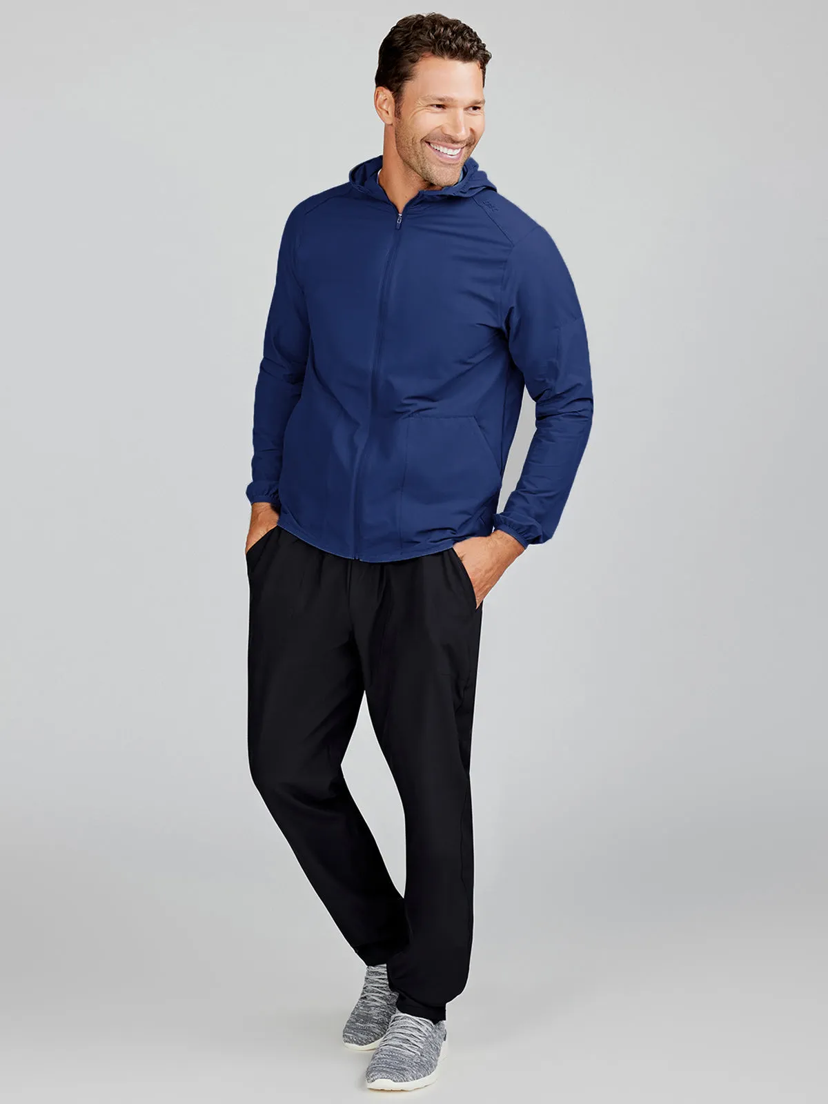 Swift Lightweight Hooded Windbreaker Jacket