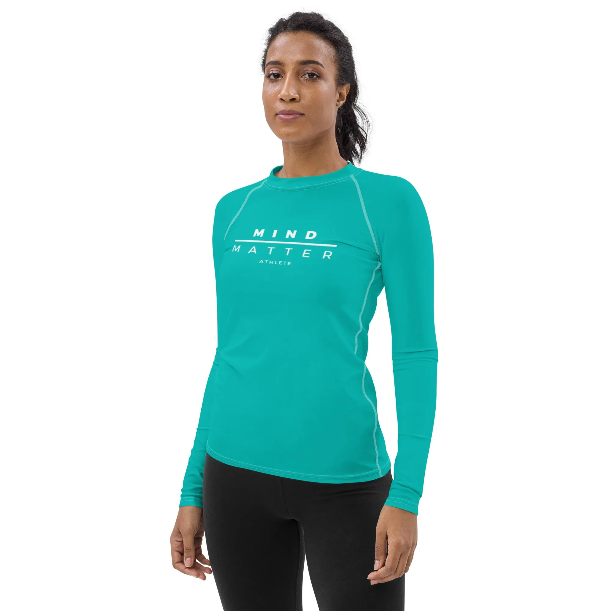 Teal M/M- Women's Performance Long Sleeve