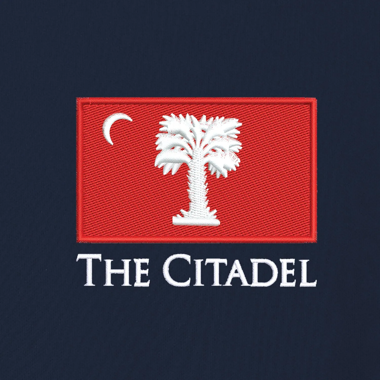 The Citadel, Big Red Flag, UV Micro-Mesh Long Sleeve Polo Shirt
