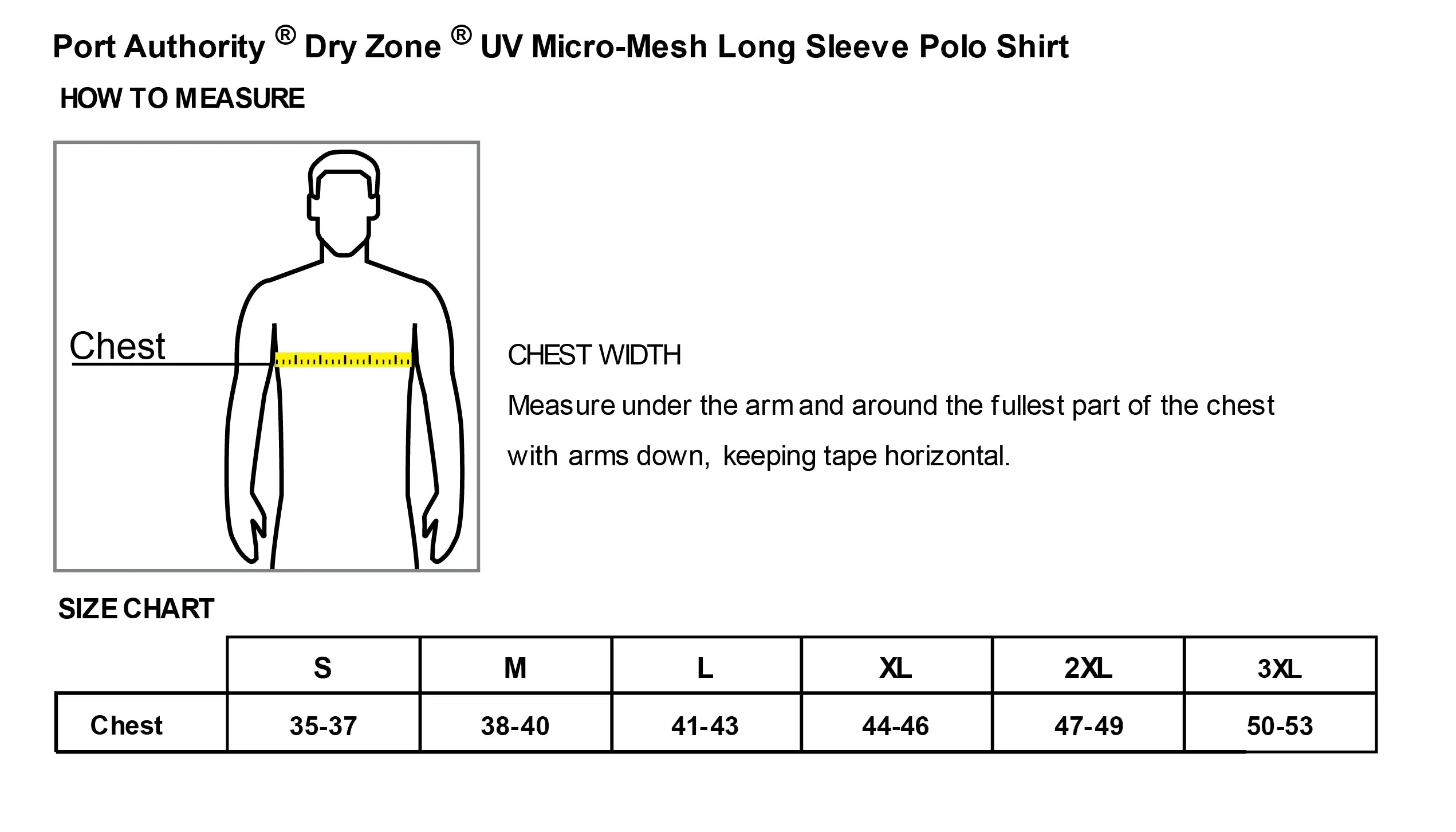 The Citadel, Spike Mascot in C, UV Micro-Mesh Long Sleeve Polo Shirt
