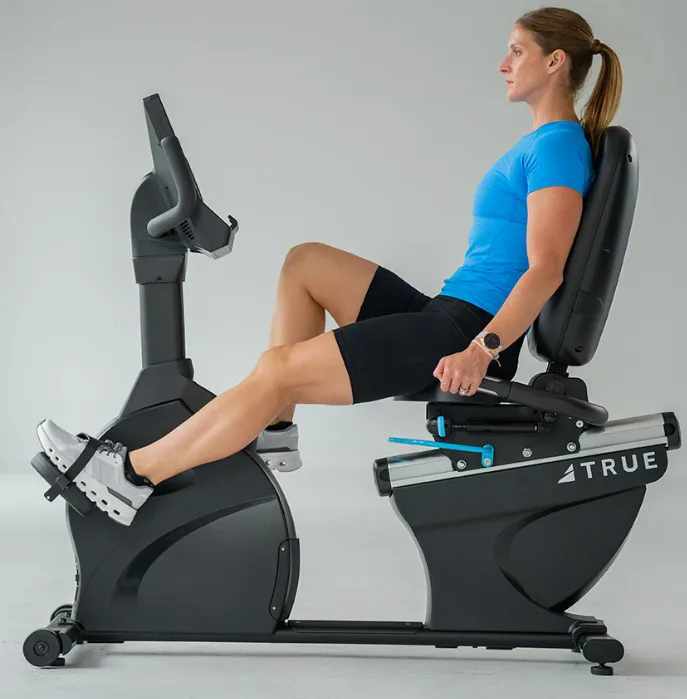 TRUE APEX SERIES RECUMBENT BIKE W/ UNITE 10 CONSOLE