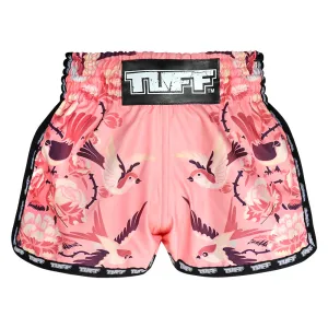 TUFF Retro Style Shorts - Birds & Roses