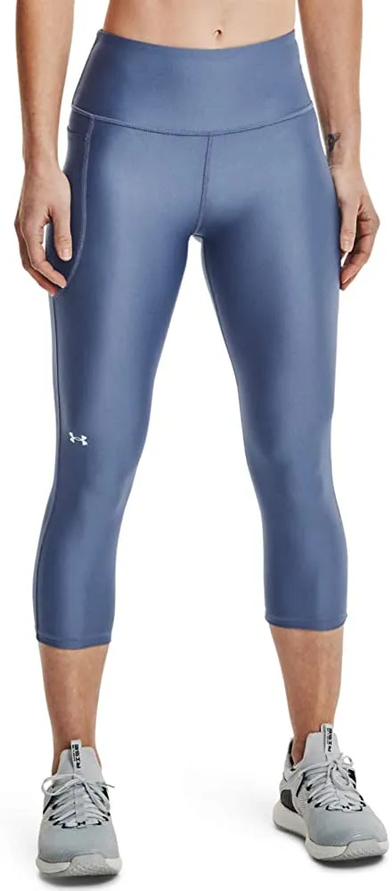 Under Armour Women's HeatGear High Waisted Pocketed Capri