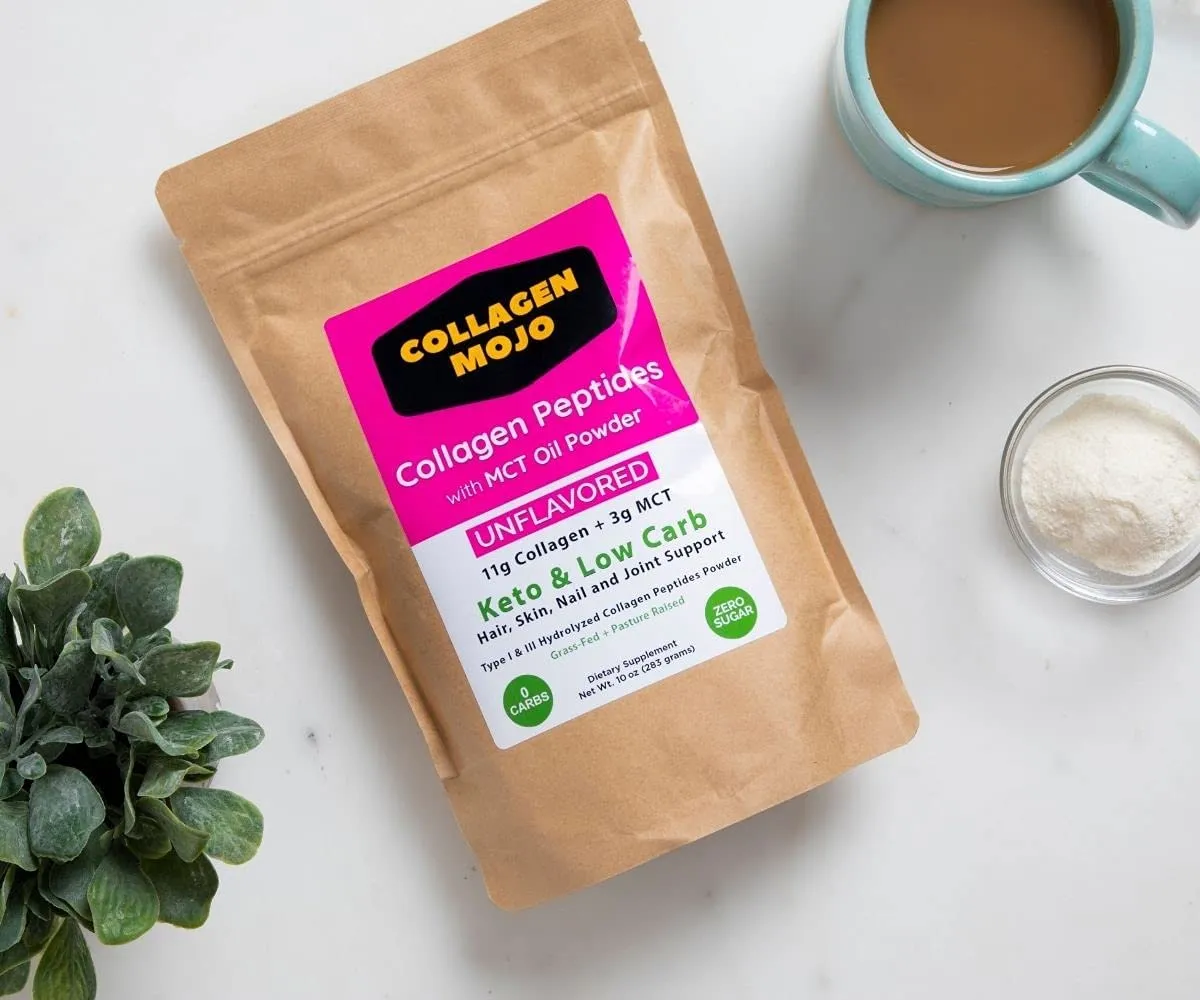 Unflavored Collagen Mojo with MCT Oil Powder - 10 oz.