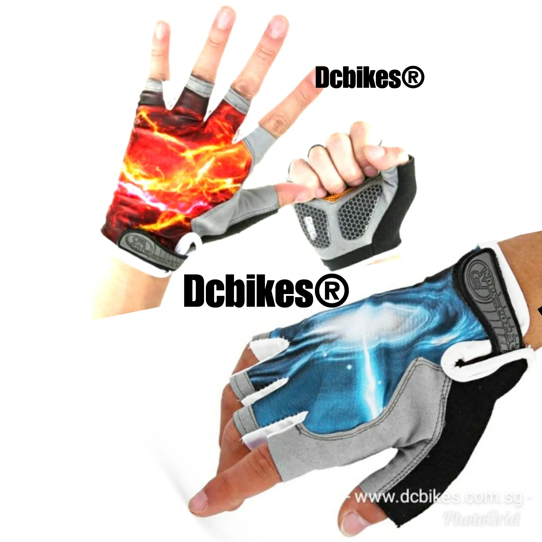 Volcano Half Finger Protective Gloves