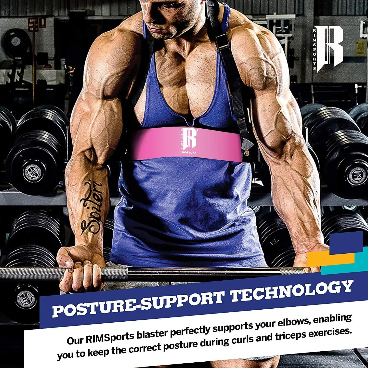 Weight Lifting Arm Blaster for Biceps & Triceps