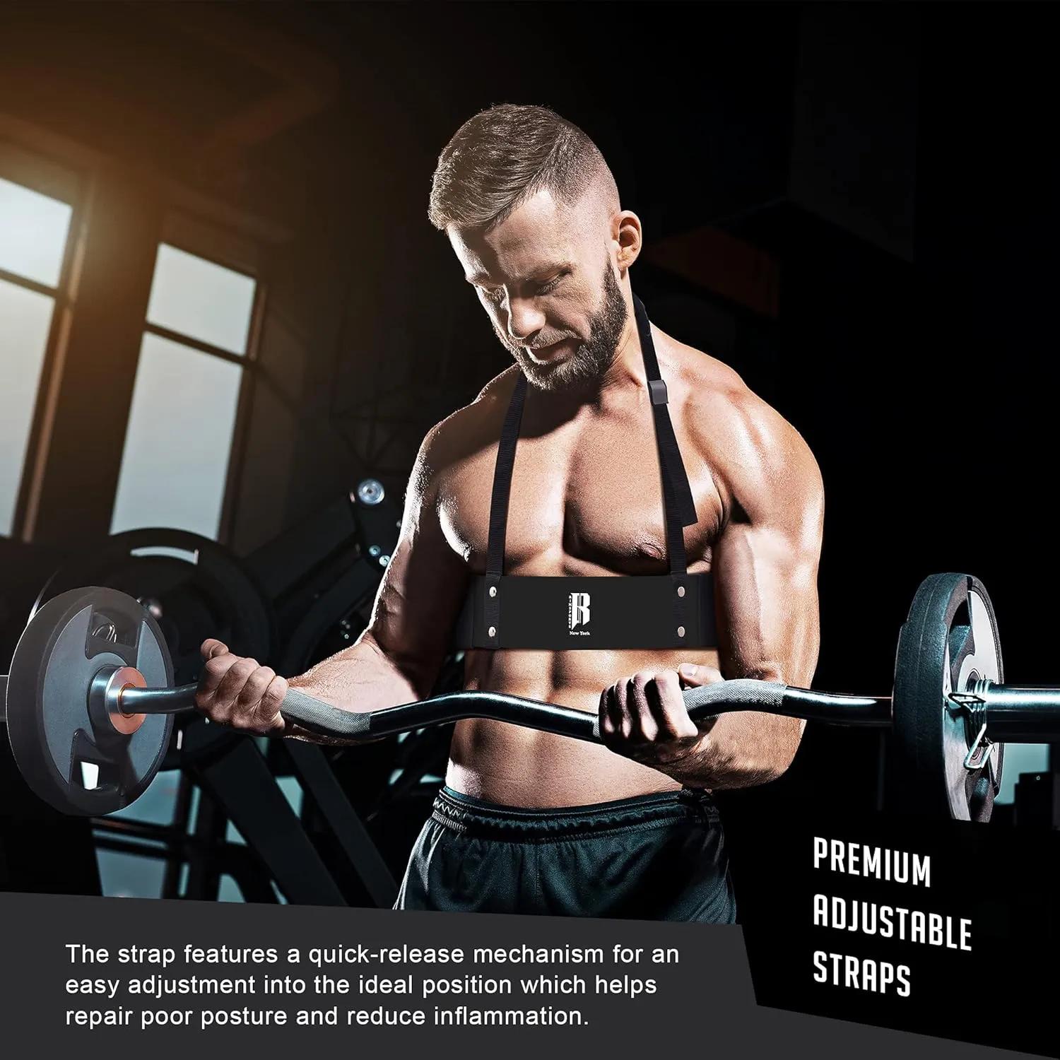 Weight Lifting Arm Blaster for Biceps & Triceps