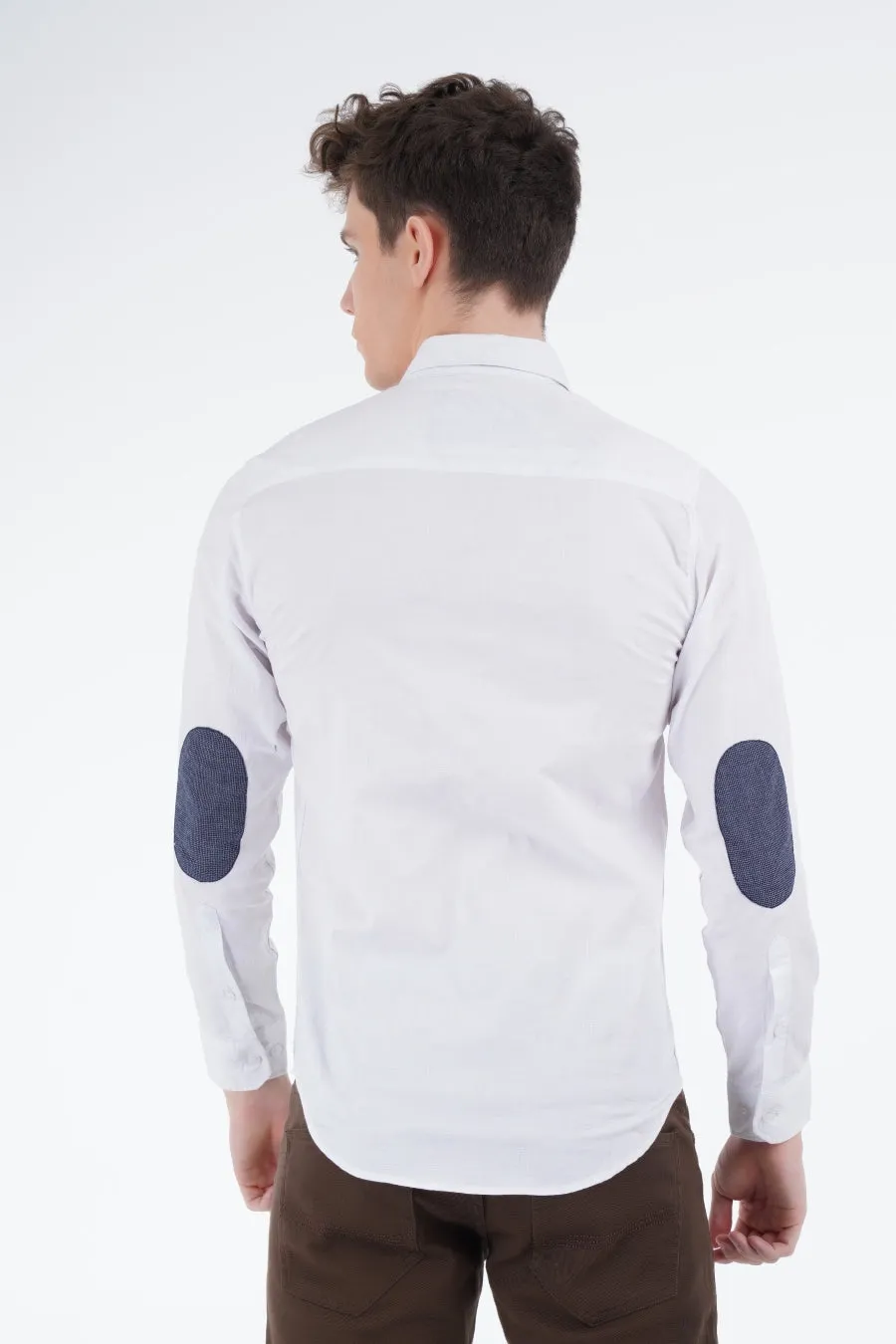 White Textured Shirt