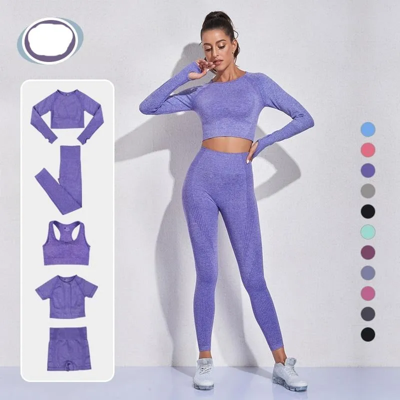 Women Yoga Set Gym Fitness Sportswear