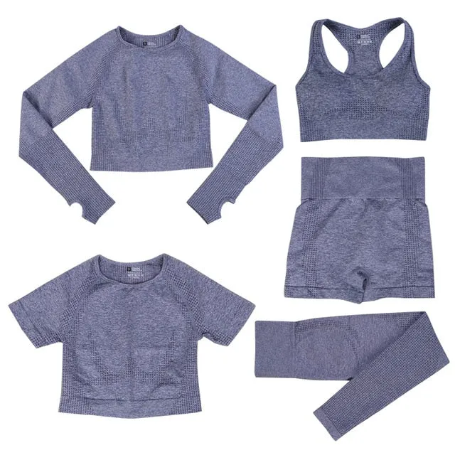 Women Yoga Set Gym Fitness Sportswear