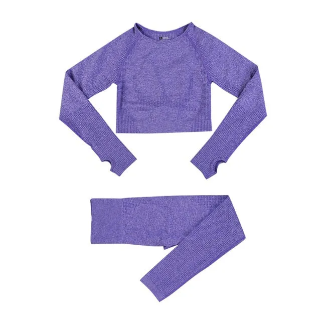 Women Yoga Set Gym Fitness Sportswear