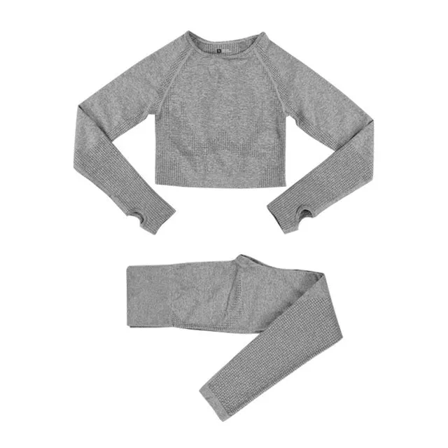 Women Yoga Set Gym Fitness Sportswear