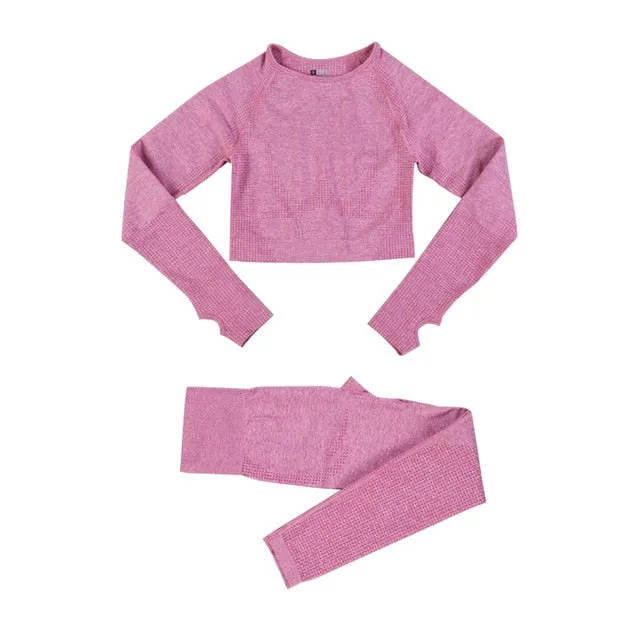Women Yoga Set Gym Fitness Sportswear