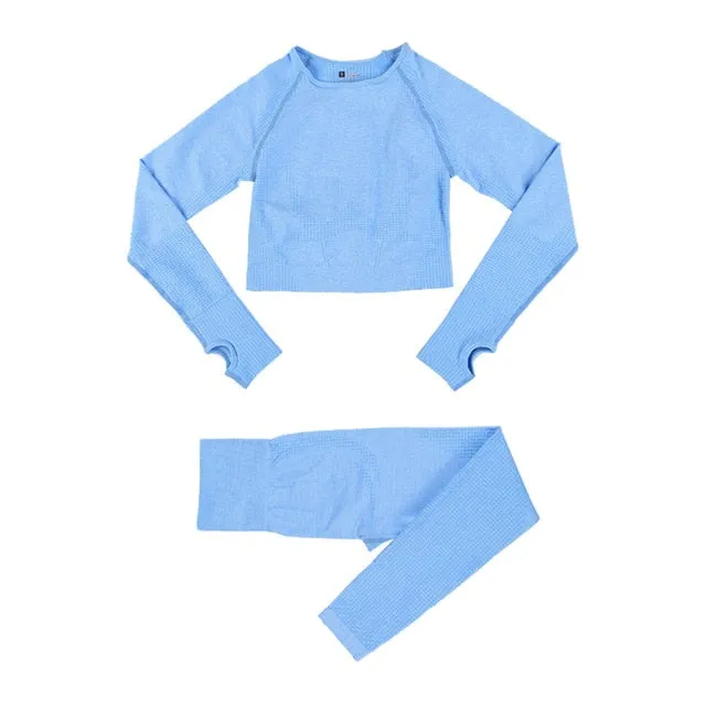 Women Yoga Set Gym Fitness Sportswear