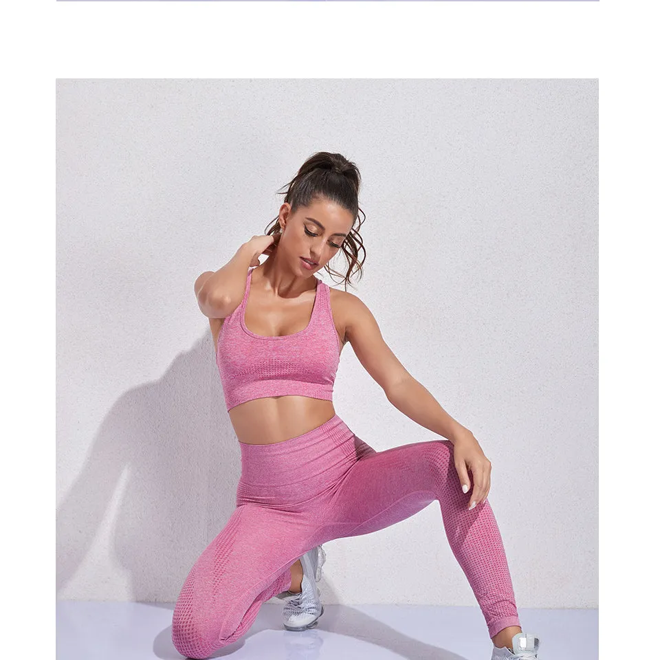 Women Yoga Set Gym Fitness Sportswear