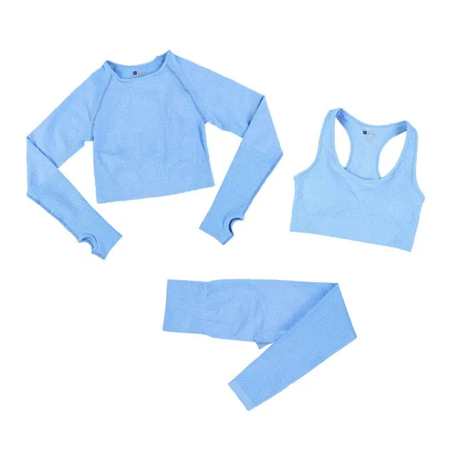 Women Yoga Set Gym Fitness Sportswear