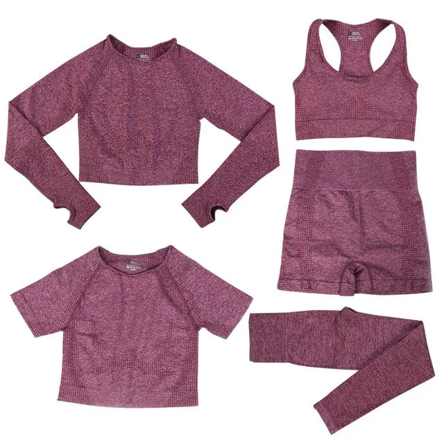Women Yoga Set Gym Fitness Sportswear