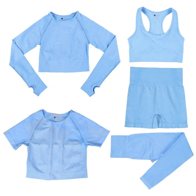 Women Yoga Set Gym Fitness Sportswear