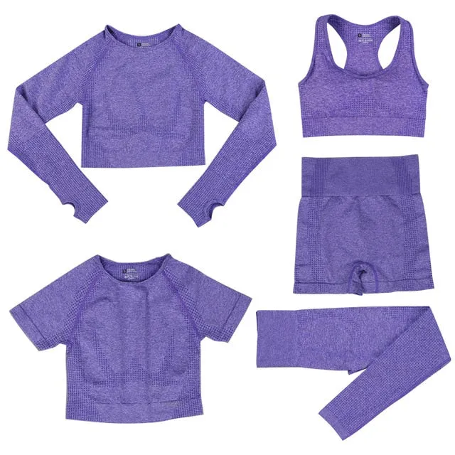Women Yoga Set Gym Fitness Sportswear