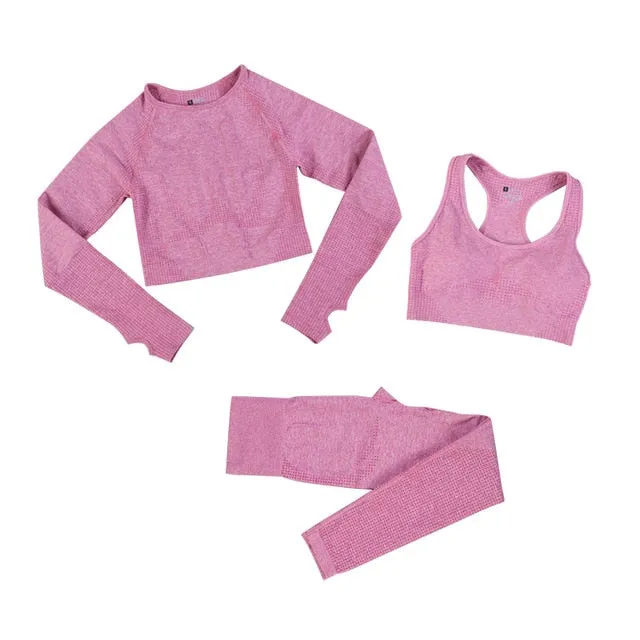 Women Yoga Set Gym Fitness Sportswear