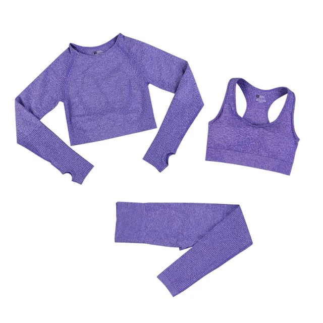 Women Yoga Set Gym Fitness Sportswear