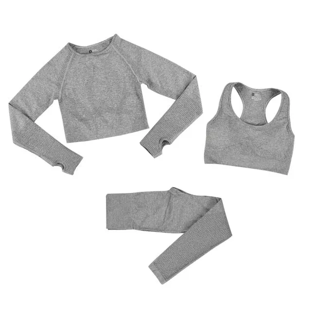 Women Yoga Set Gym Fitness Sportswear