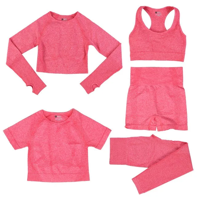 Women Yoga Set Gym Fitness Sportswear