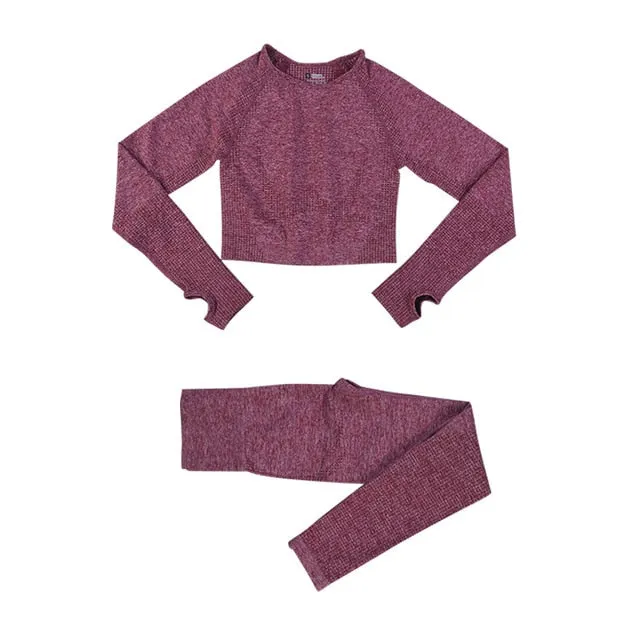 Women Yoga Set Gym Fitness Sportswear