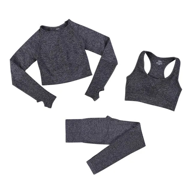 Women Yoga Set Gym Fitness Sportswear