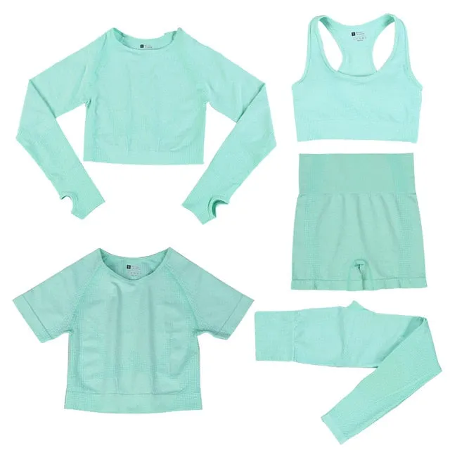 Women Yoga Set Gym Fitness Sportswear