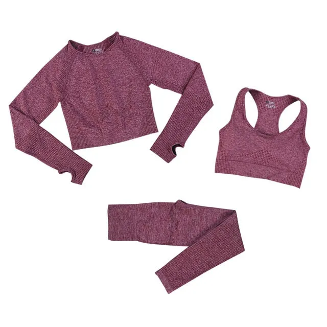 Women Yoga Set Gym Fitness Sportswear