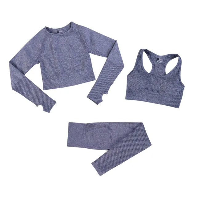 Women Yoga Set Gym Fitness Sportswear