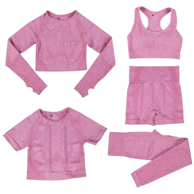 Women Yoga Set Gym Fitness Sportswear