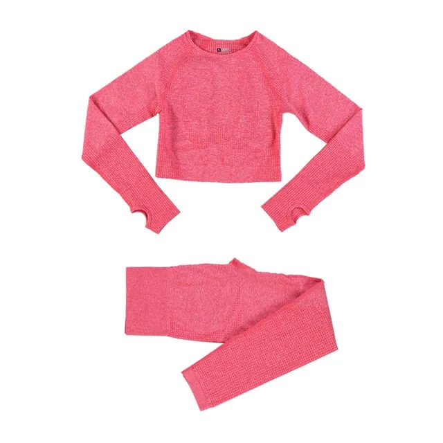 Women Yoga Set Gym Fitness Sportswear