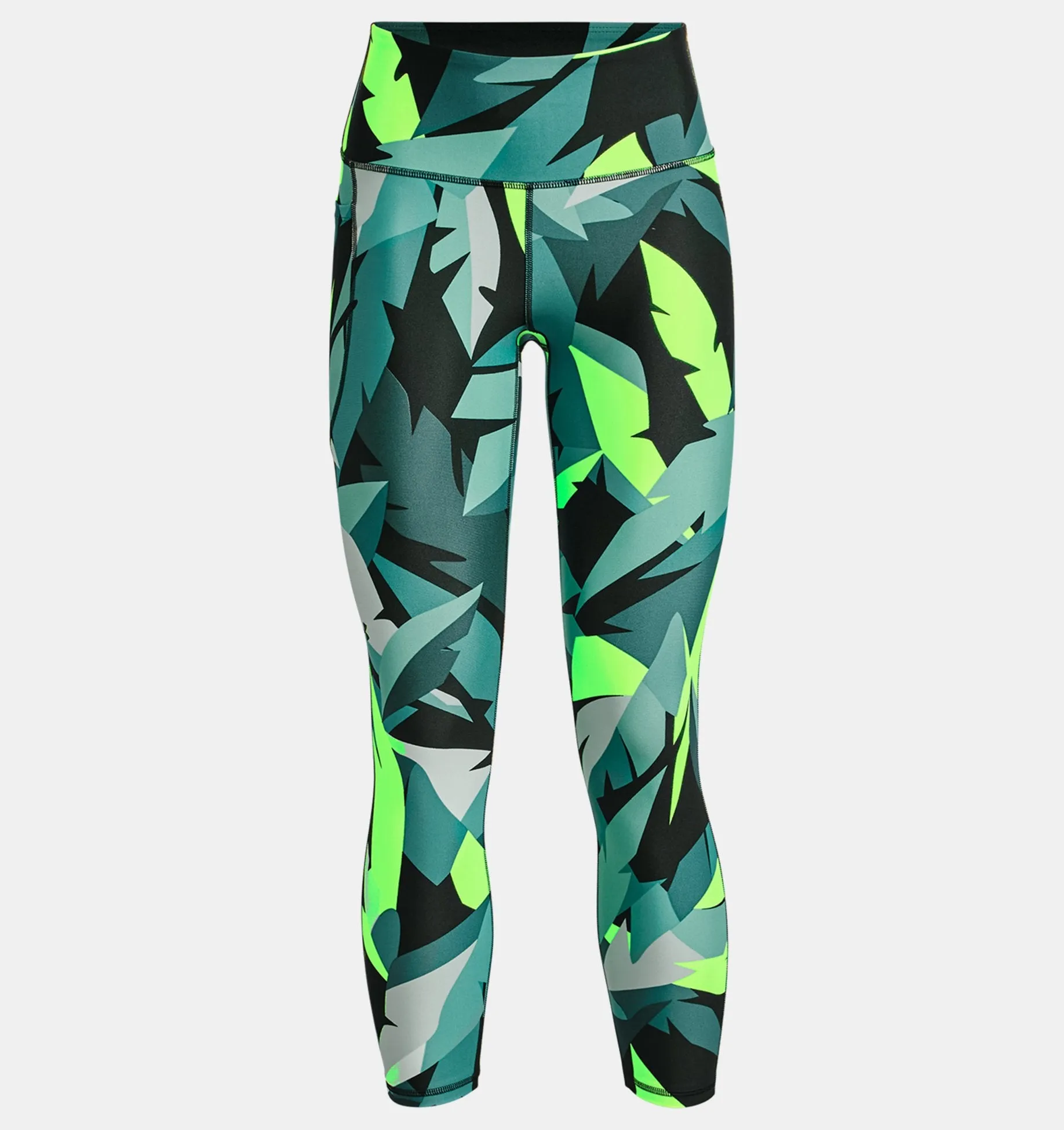 Women's HeatGear No-Slip Waistband Printed Ankle Leggings