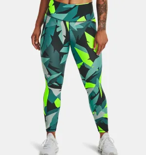 Women's HeatGear No-Slip Waistband Printed Ankle Leggings