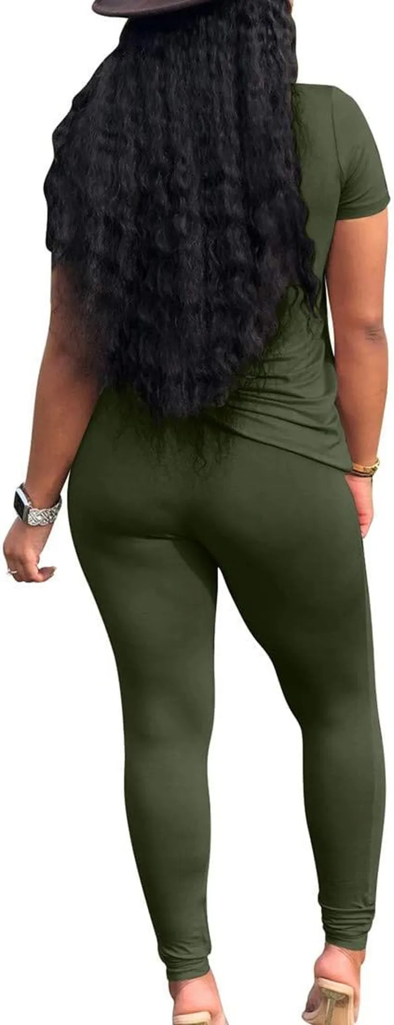 Workout Long Leggings Elegant Sleeve 2-Piece Jogger & Tracksuit Set Women's - Chic Proactive support Top