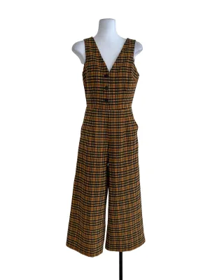 Yellow Gingham Jumpsuit