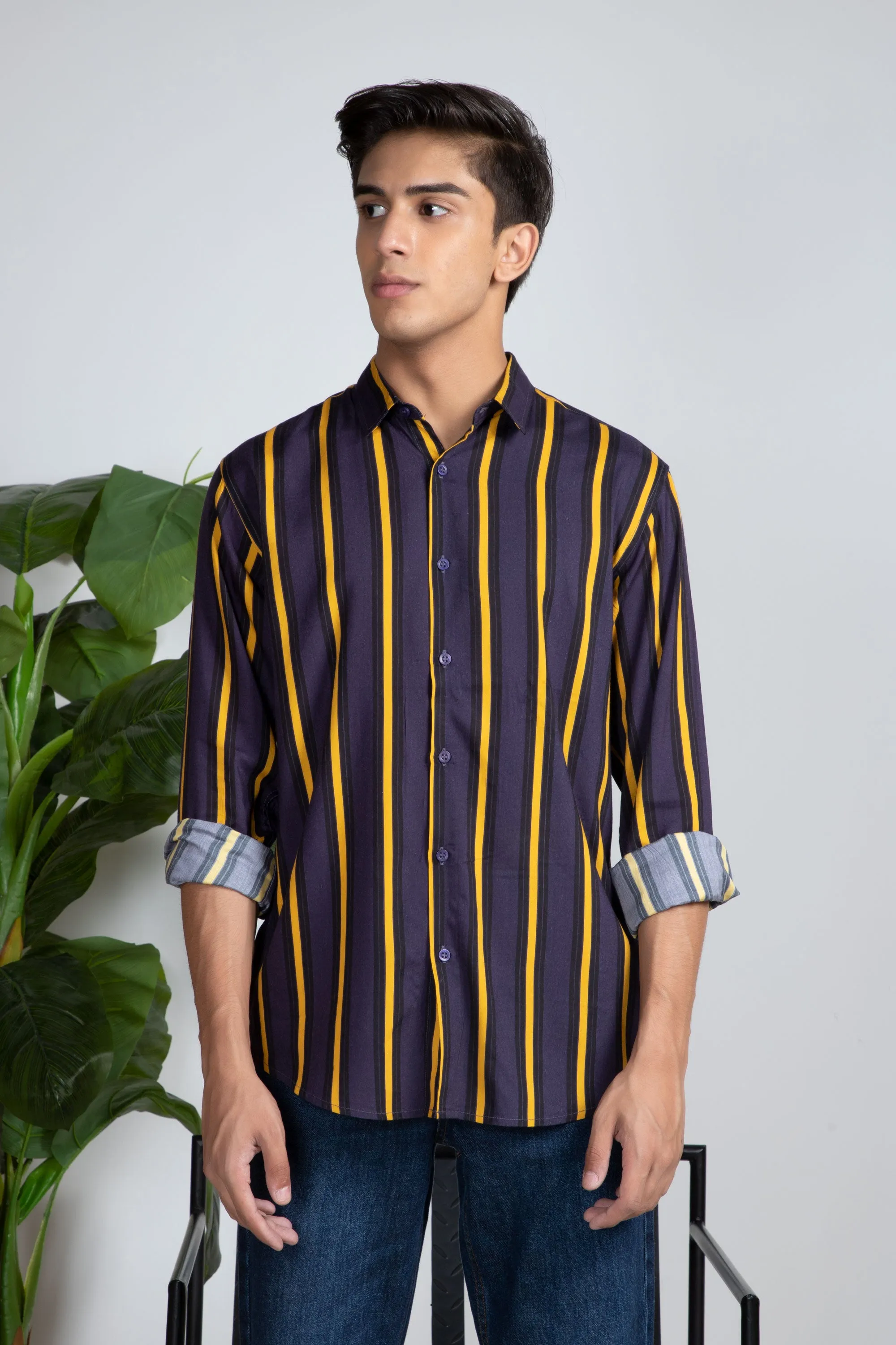 Yellow Stripe Shirt