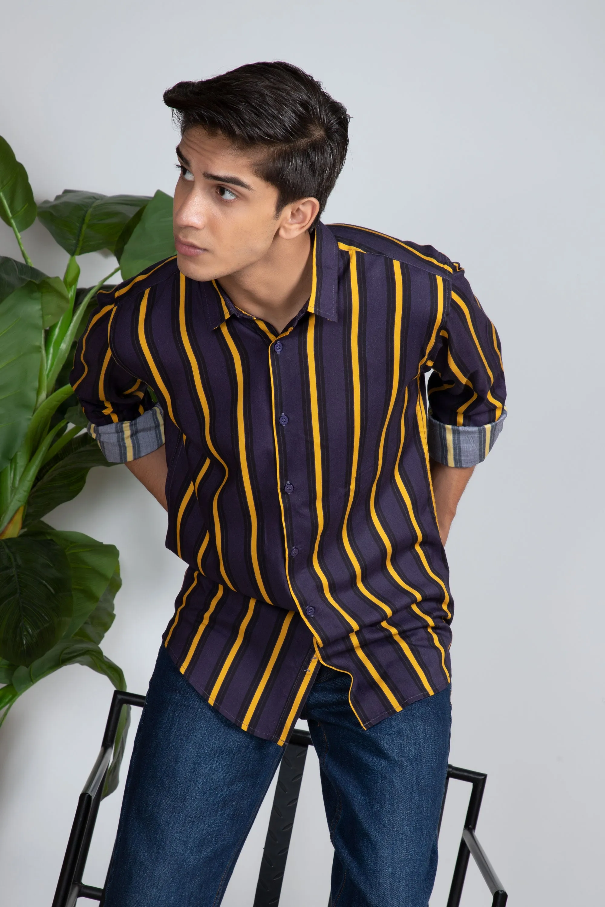 Yellow Stripe Shirt