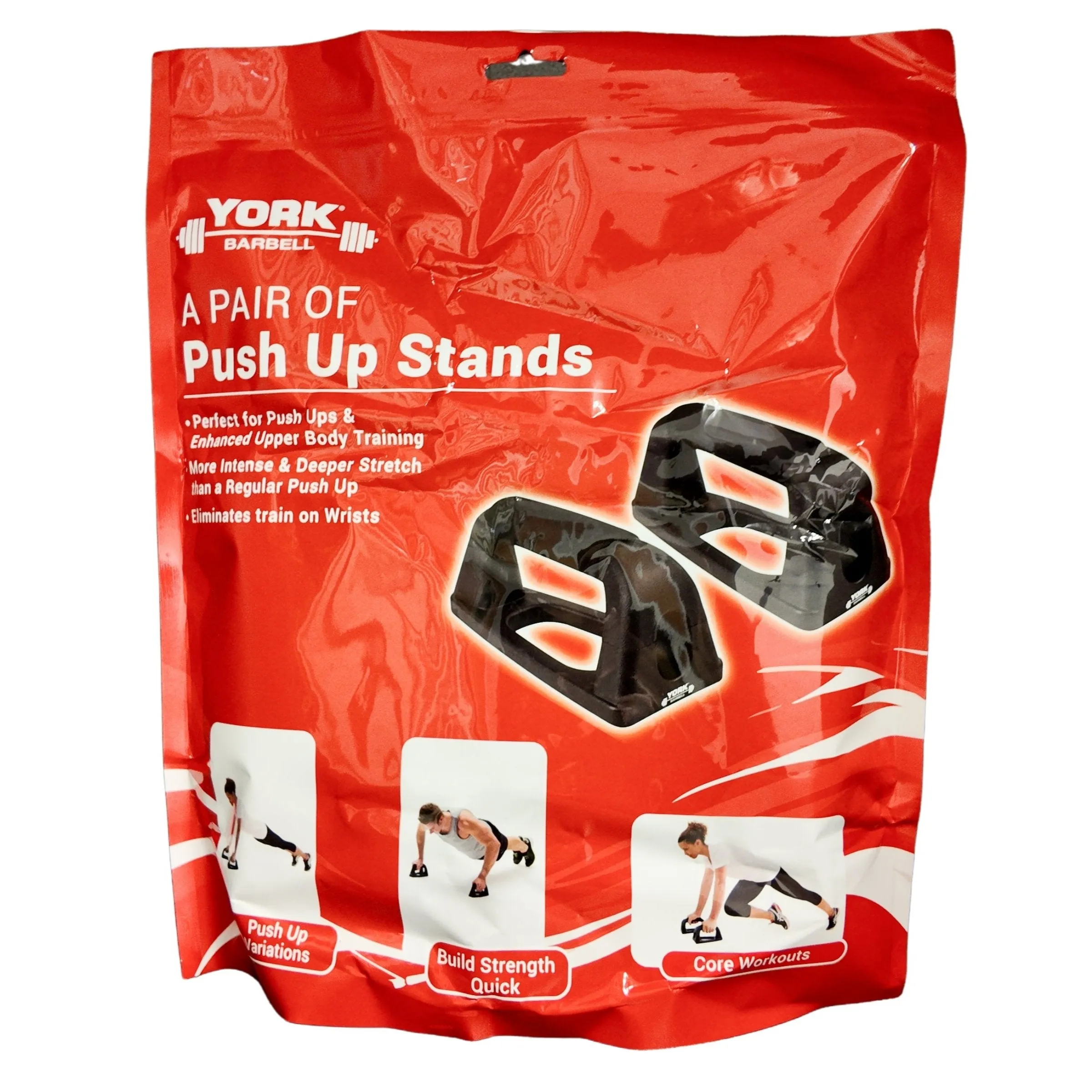 York Barbell Push up Stands - pair